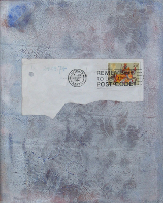 'Remember', monoprint, 24,5 x 19,5 cm,  2016 Kaj Glasbergen